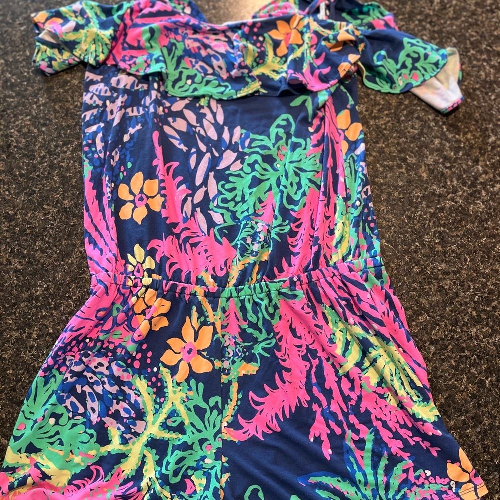 Perfect Summer Lilly Pulitzer Romper in excellent condition!